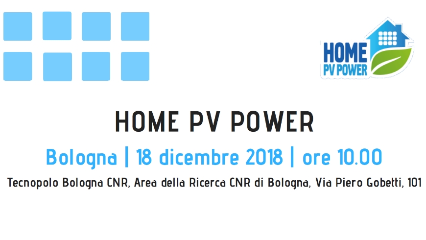 Seminario conclusivo del progetto HomePVPower